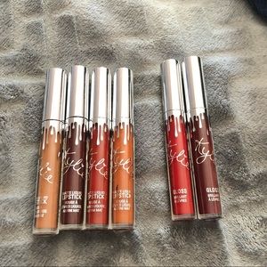 Kylie holiday lipsticks and gloss